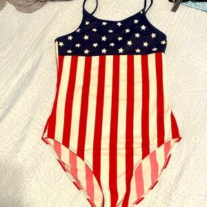 Patriotic Stars and Stripes Swimsuit